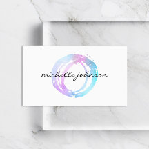 Luxe Faux Holografisch Geschilderd Cirkelontwerper