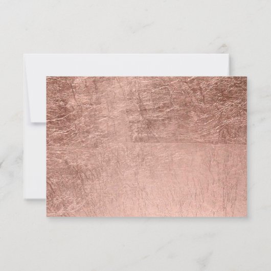 Luxe faux roos bladgoud zijn mijn bruidsmeisje kaart (Achterkant)