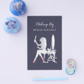 Luxe FAUX Silver Woman Boutique Special Event Flyer (Enkel)