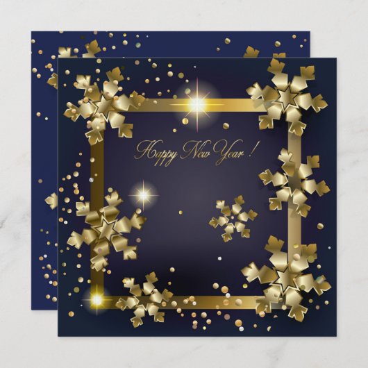 Luxe feestdag kerst en nieuwjaar (Voorkant / Achterkant)