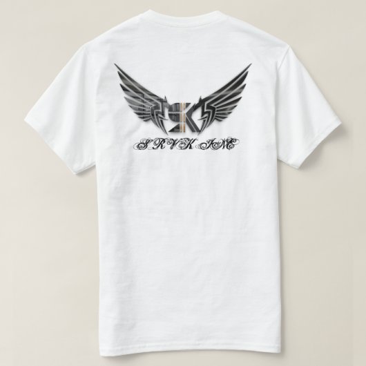 Luxe Flame Grafisch T-shirt (Design achterkant)