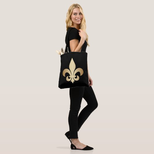 Luxe Fleur De Lis Mode Tote Bag (Op model)