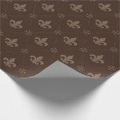 Luxe Fleur de Lis sierverpakkingspapier Cadeaupapier (Hoek)
