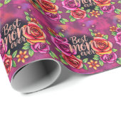 Luxe Floral Modern Gift Collectie Cadeaupapier (Rol Hoek)