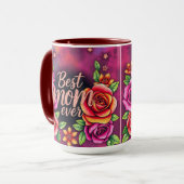 Luxe Floral Modern Gift Collectie Mok (Voorkant links)