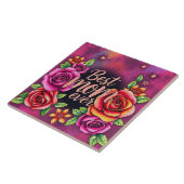 Luxe Floral Modern Gift Collectie Tegeltje (Zijkant)