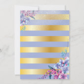 Luxe Floral Prinses Verjaardag Kaart (Achterkant)