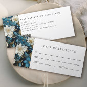 Luxe Floral QR Code Zakelijk Cadeaubon