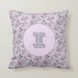 Luxe Flowers Monogram I Kussen