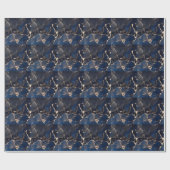 Luxe Fluid Art: Abstracte alcoholinkt Cadeaupapier (Vlak)