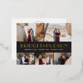 Luxe FOLIE Collage sparen het Briefkaart Datum (Voorkant / Achterkant)