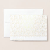 Luxe FOLIE FOTO gevouwen elegante moderne WEDDING Folie Kaarten (Met envelop)