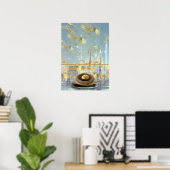 Luxe Folie Pasen Kaart Poster (Thuiskantoor)