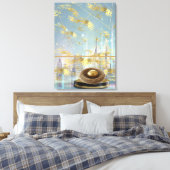 Luxe Folie Pasen Kaart Poster Canvas Afdruk (Insitu (Slaapkamer))