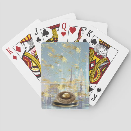 Luxe Folie Pasen Speelkaart Pokerkaarten (Achterkant)