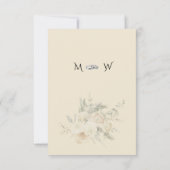 Luxe Formele Elegante Gouden Huwelijk Save the Dat RSVP Kaartje (Achterkant)