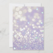 luxe foto van glitter - afstuderen kaart (Achterkant)