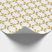 Luxe Frans Bulldog grafisch patroon Cadeaupapier (Hoek)