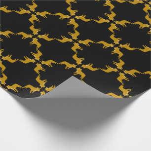 Luxe Franse Bulldog grafisch patroon Cadeaupapier