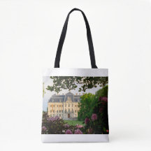 Luxe Franse Kasteel Bloemmotief Tote Tas