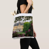 Luxe Franse Kasteel Bloemmotief Tote Tas (Dichtbij)