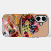 Luxe Fruit Bowl iPhone 16 Hoesje (Achterkant (horizontaal))