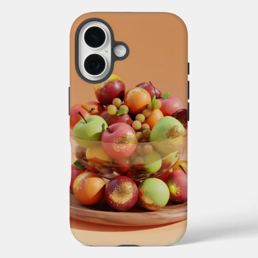 Luxe Fruit iPhone 16 Hoesje (Achterkant)