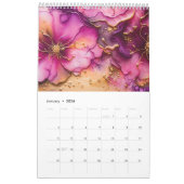 Luxe Fuchsia Bloemen 2025 Kalender (Jan 2026)