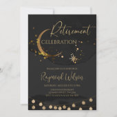 Luxe Galaxy Pensioenfeestviering Kaart (Voorkant)