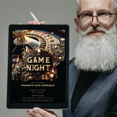 Luxe Game Night Party Zwart Goud Kaart