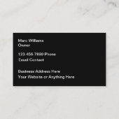 Luxe Garagedeuren Visitekaartje Design (Achterkant)