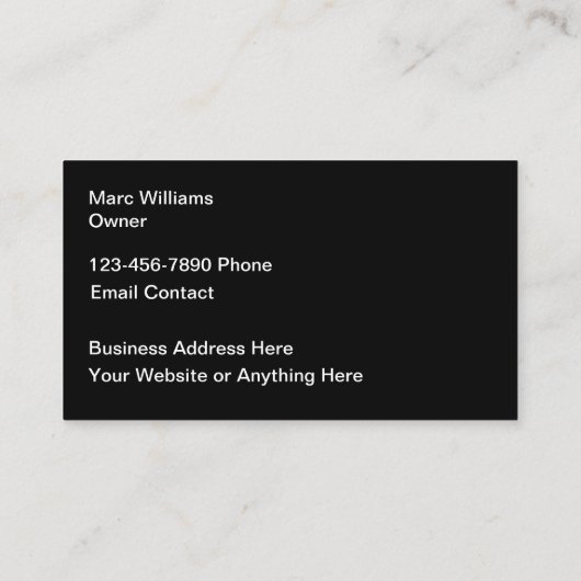 Luxe Garagedeuren Visitekaartje Design (Achterkant)