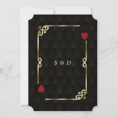 Luxe Gatsby Casino Vegas Kaart (Achterkant)