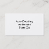 Luxe-gegevens Visitekaartje (Achterkant)