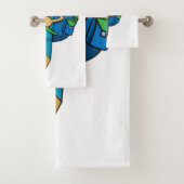 Luxe gelukzaligheid: badkamerhanddoekset bad handdoek (Insitu)