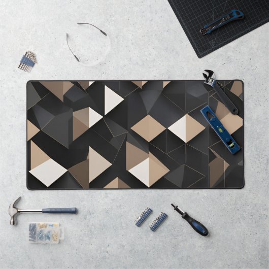 Luxe Geometrie Bureaumat (Werkstation)