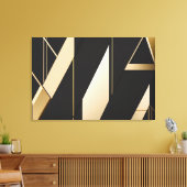 Luxe Geometrie Canvas Afdruk (Insitu (Woonkamer))