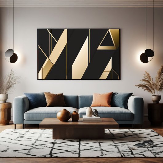 Luxe Geometrie Canvas Afdruk