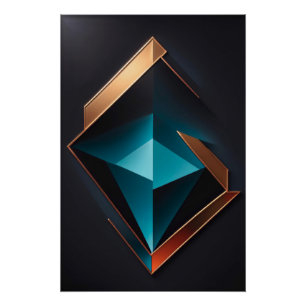 Luxe Geometrie: De Glans van de Toekomst in A Perfect Poster