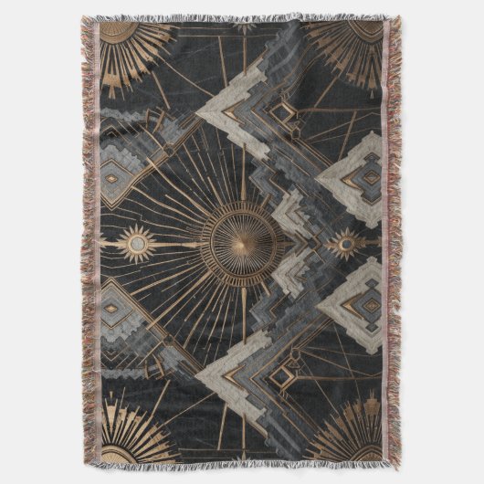 Luxe-geometrie Deken (Voorkant Verticaal)