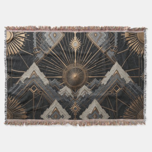 Luxe-geometrie Deken (Voorkant)