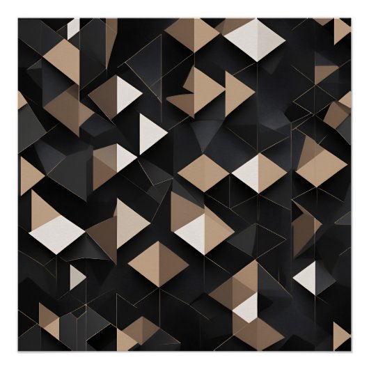 Luxe Geometrie Perfect Poster (Voorkant)