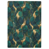 Luxe geometrisch Abstract klembord (Achterkant)