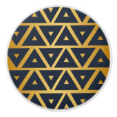 Luxe geometrisch patroon keramische knop (Voorkant)