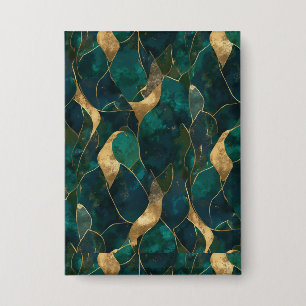 Luxe geometrische Abstracte Button