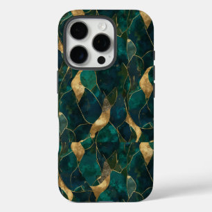 Luxe geometrische Abstracte iPhone 16 Pro Tough C Hoesje