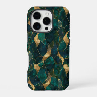 Luxe geometrische Abstracte iPhone 16 Pro Tough C Hoesje