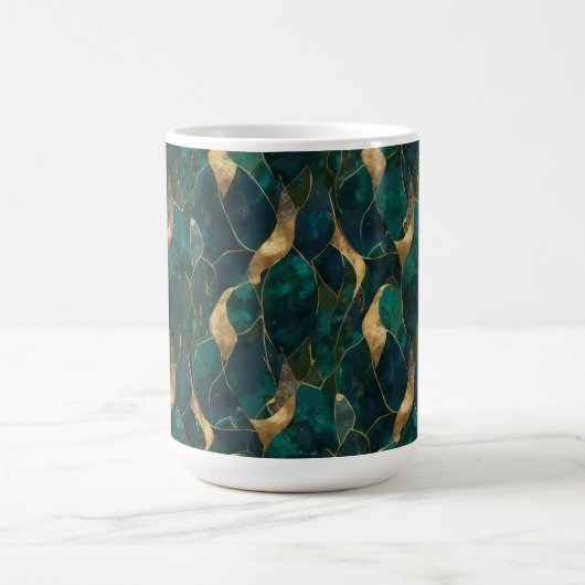 Luxe geometrische Abstracte Mok (Center)