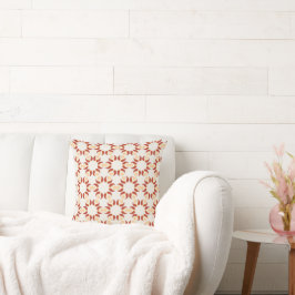 Luxe geometrische bloem kussen