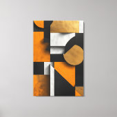 Luxe Geometrische Compositie Canvas Afdruk (Voorkant)